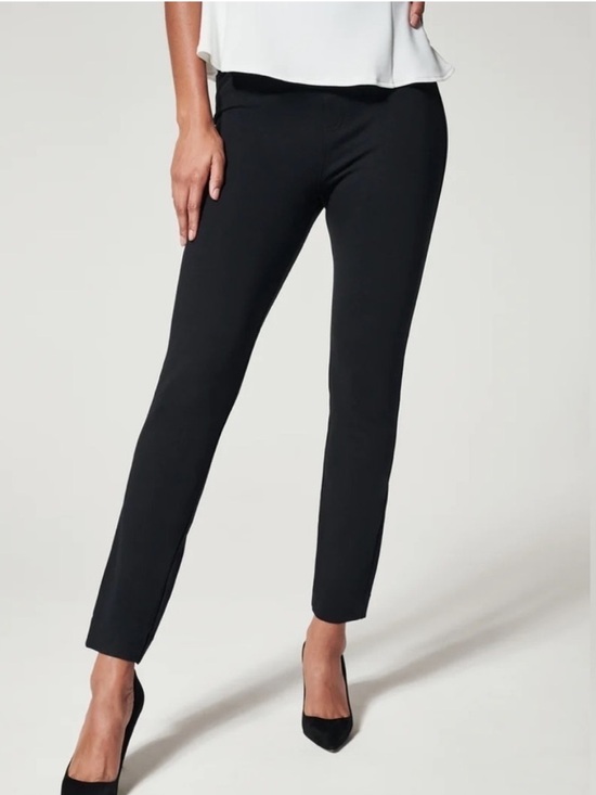 SPANX Pants - SPANX The Perfect Black Pant - Ankle Backseam Skinny size M